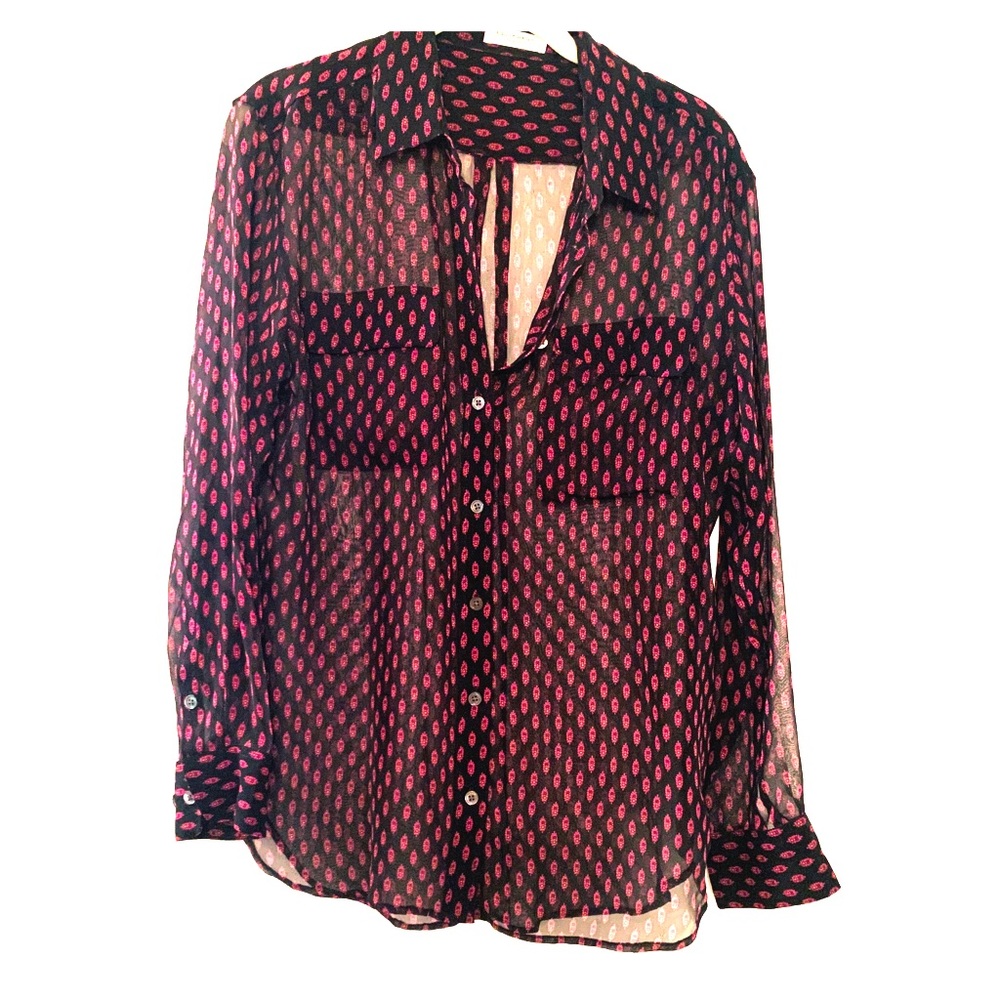 Equipment silk blouse